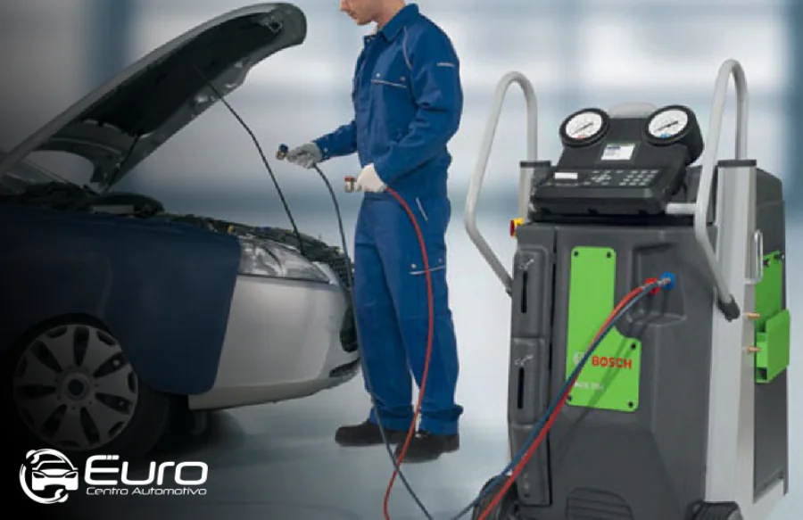 Recarga do Gás de Ar Condicionado | Euro Centro Automotivo Bosch